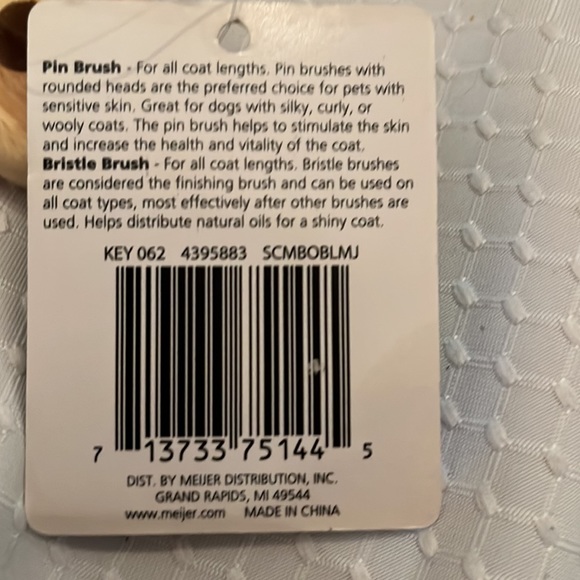 10 and bristle dog brush nwt - Picture 3 of 3
